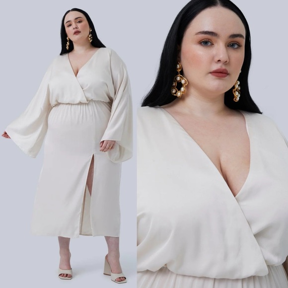GIA/irl Alayiah Midi Dress - Ivory - Picture 2 of 16